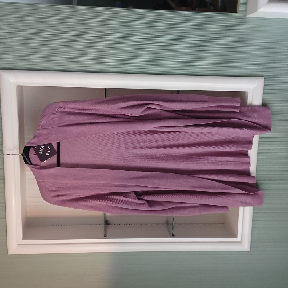 Ava & Viv long sleeved, open front sweater